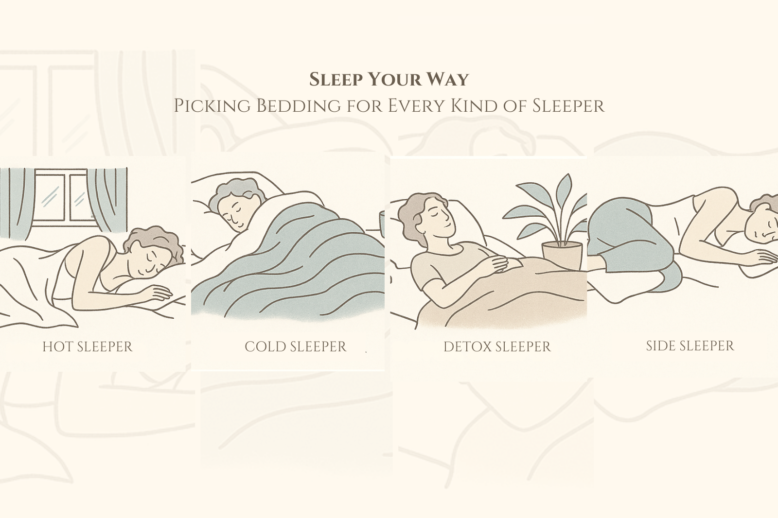 Picking Bedding for Every Kind of Sleeper